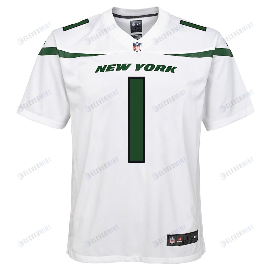 Ahmad Sauce Gardner 1 New York Jets YOUTH Game Jersey - White