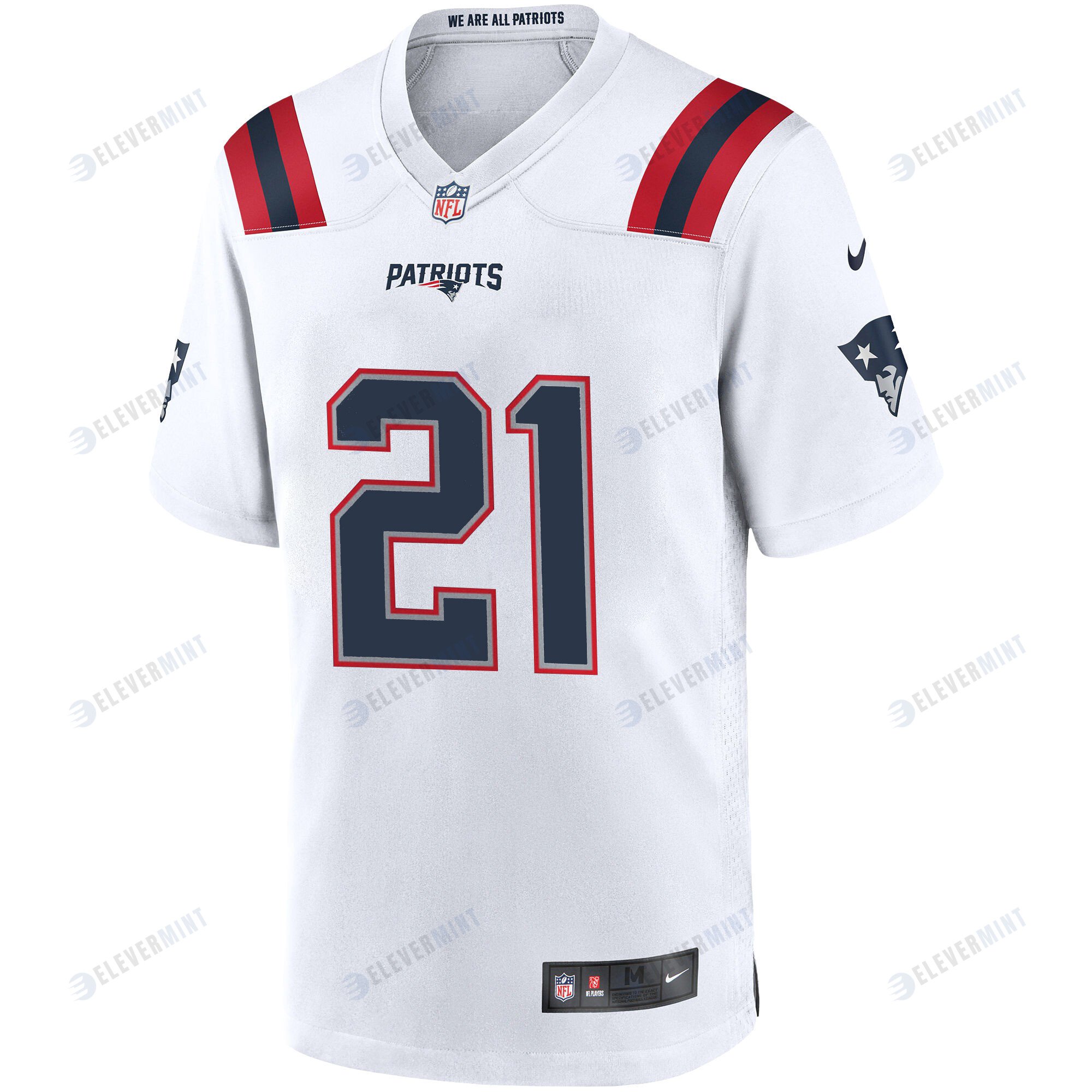 Malcolm Butler 21 New England Patriots Game Men Jersey - White Jersey
