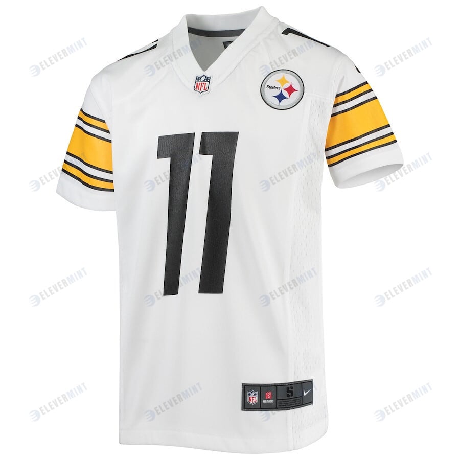 Chase Claypool 11 Pittsburgh Steelers YOUTH Game Jersey - White
