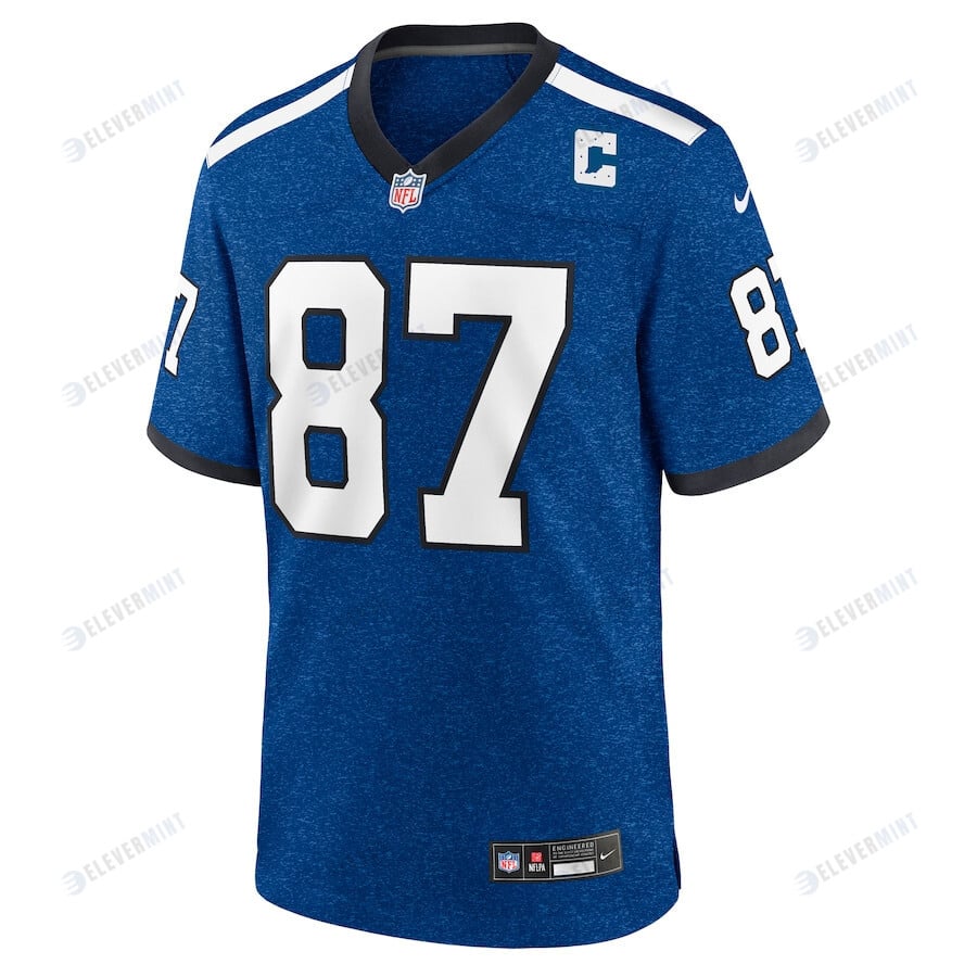 Reggie Wayne 87 Indianapolis Colts Indiana Nights Alternate Game Men Jersey - Royal