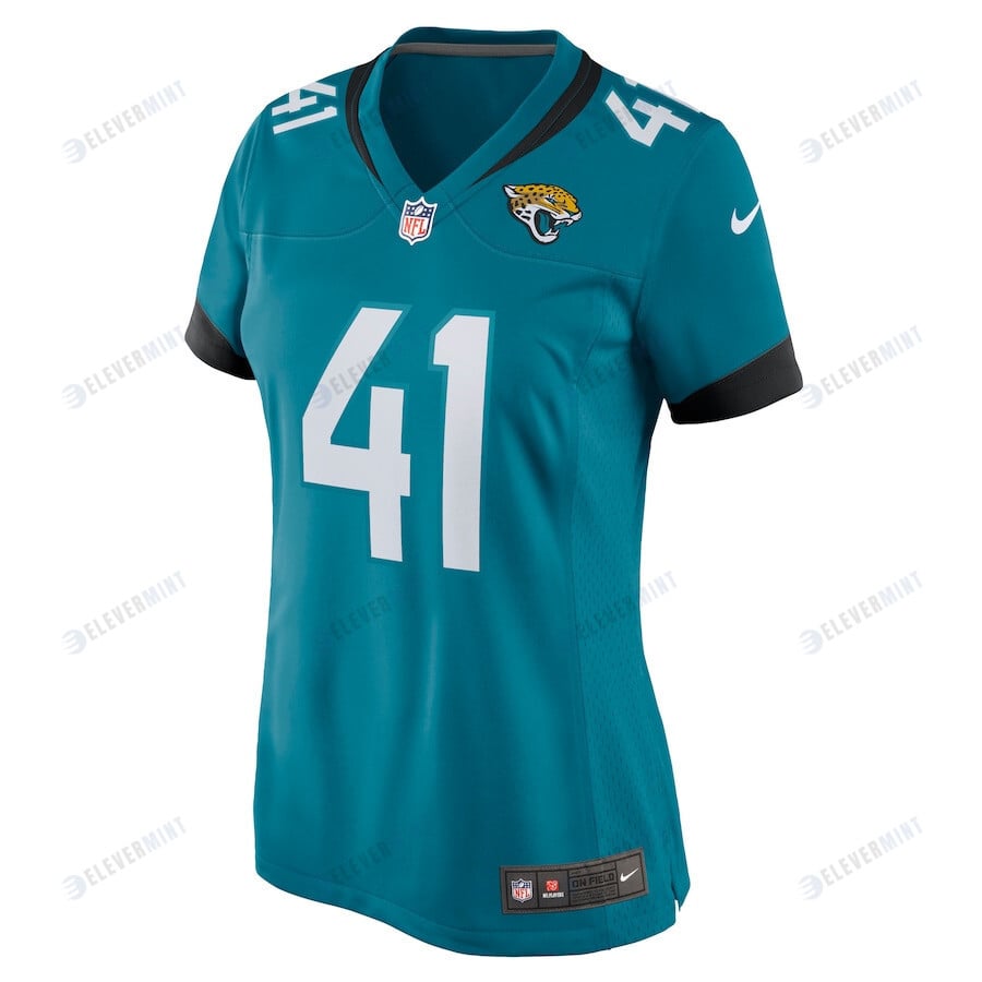 Josh Allen 41 Jacksonville Jaguars Women's Game Jersey - Teal