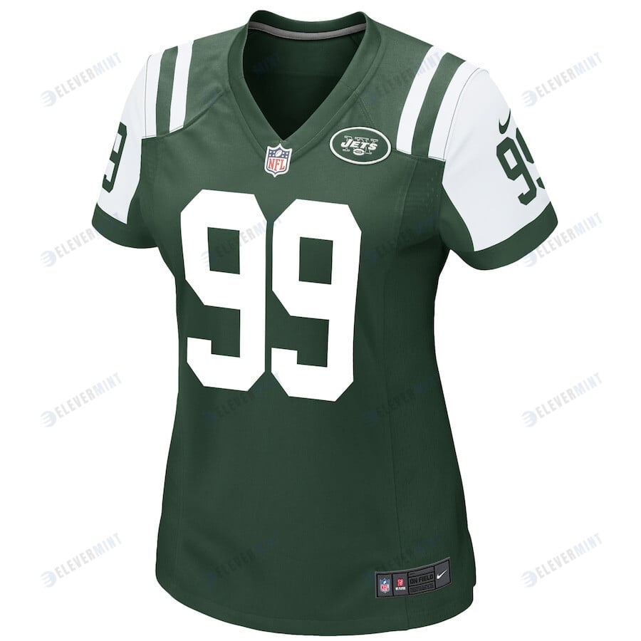 Mark Gastineau 99 New York Jets Women Retired Game Jersey - Green