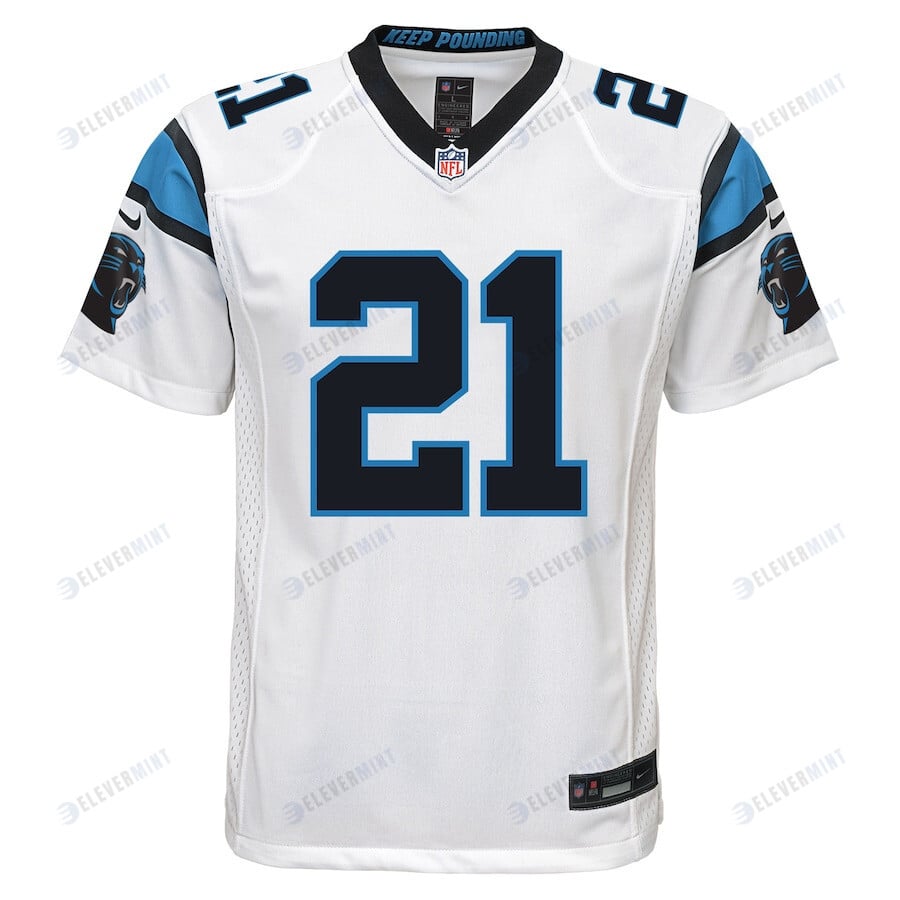 Jeremy Chinn 21 Carolina Panthers YOUTH Game Jersey - White