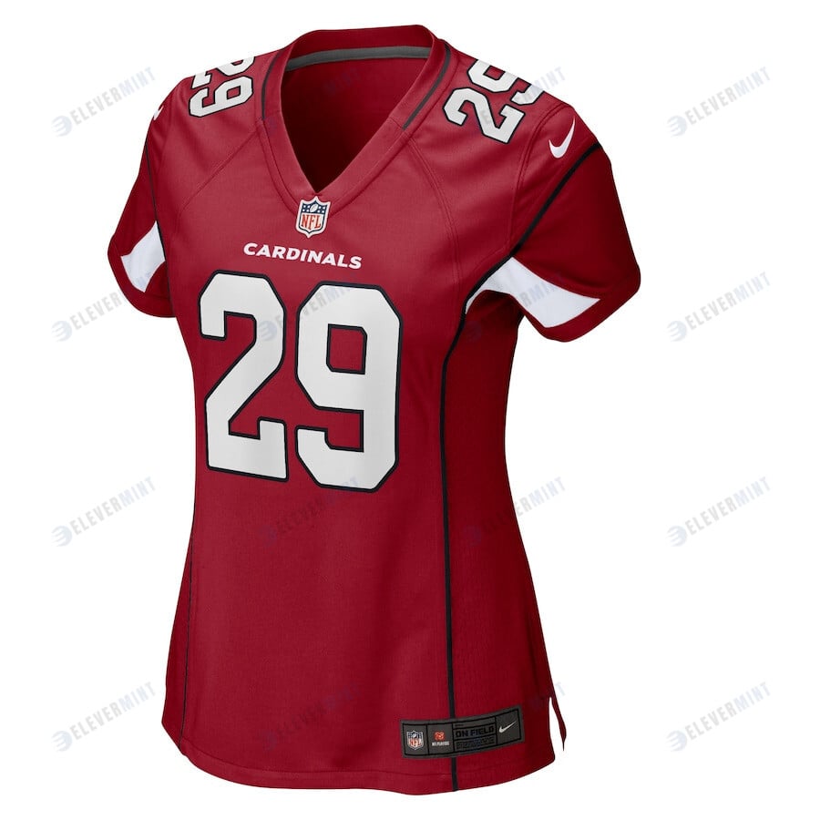 Chase Edmonds 29 Arizona Cardinals Women Game Jersey - Cardinal