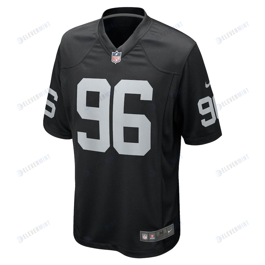 Isaac Rochell 96 Las Vegas Raiders Men Team Game Jersey - Black
