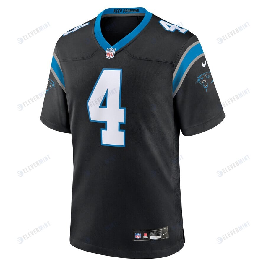 Eddy Pineiro 4 Carolina Panthers Team Game Men Jersey - Black