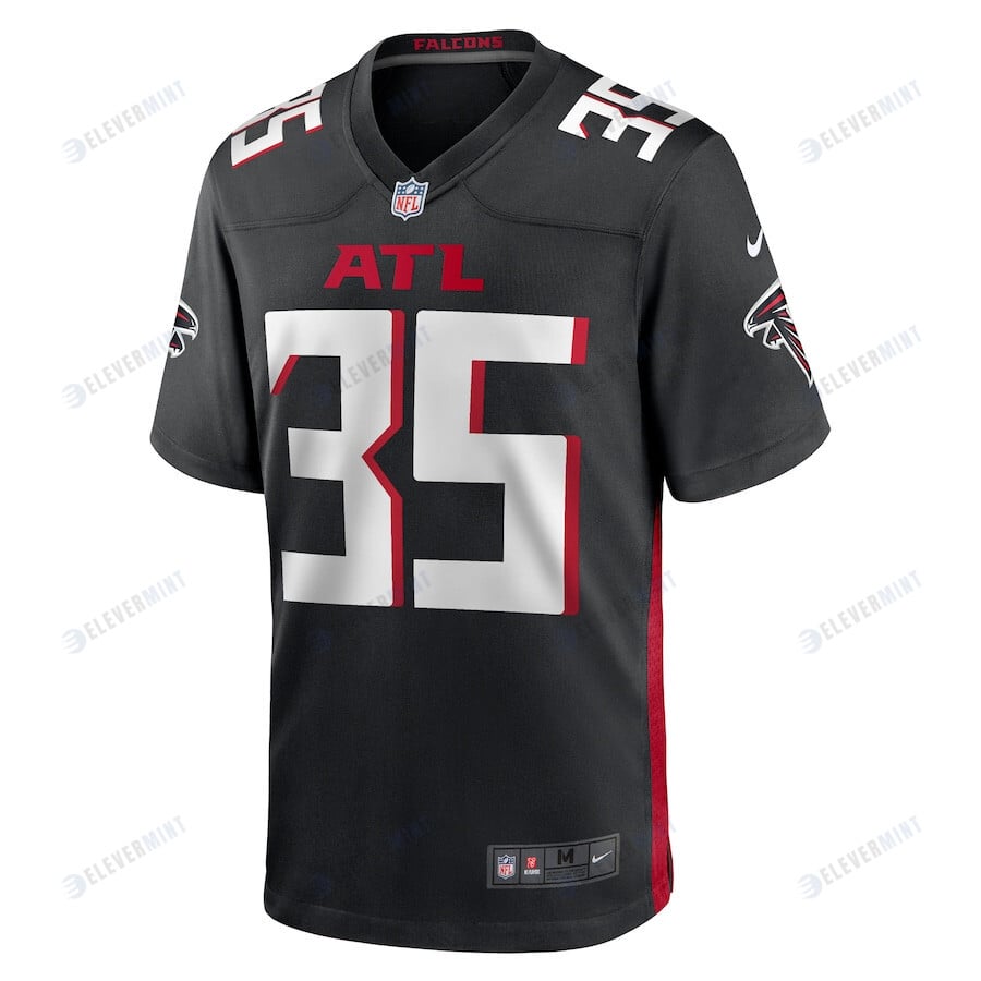 Natrone Brooks 35 Atlanta Falcons Game Men Jersey - Black