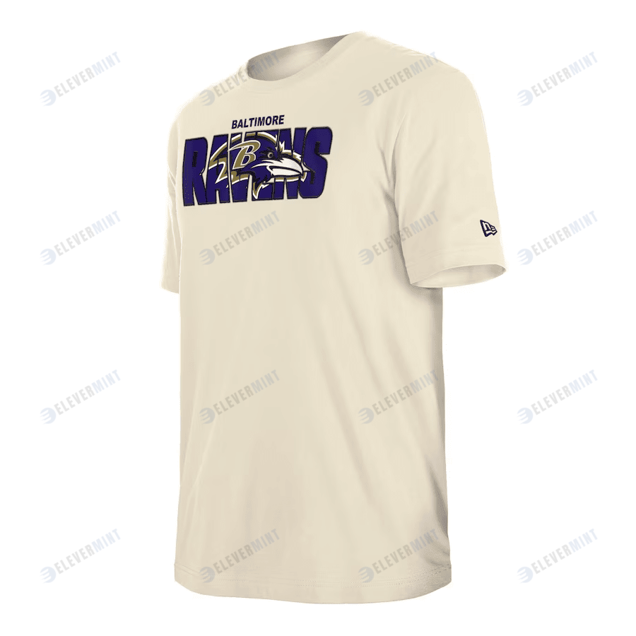 Baltimore Ravens 2023 NFL Draft T-Shirt - Cream