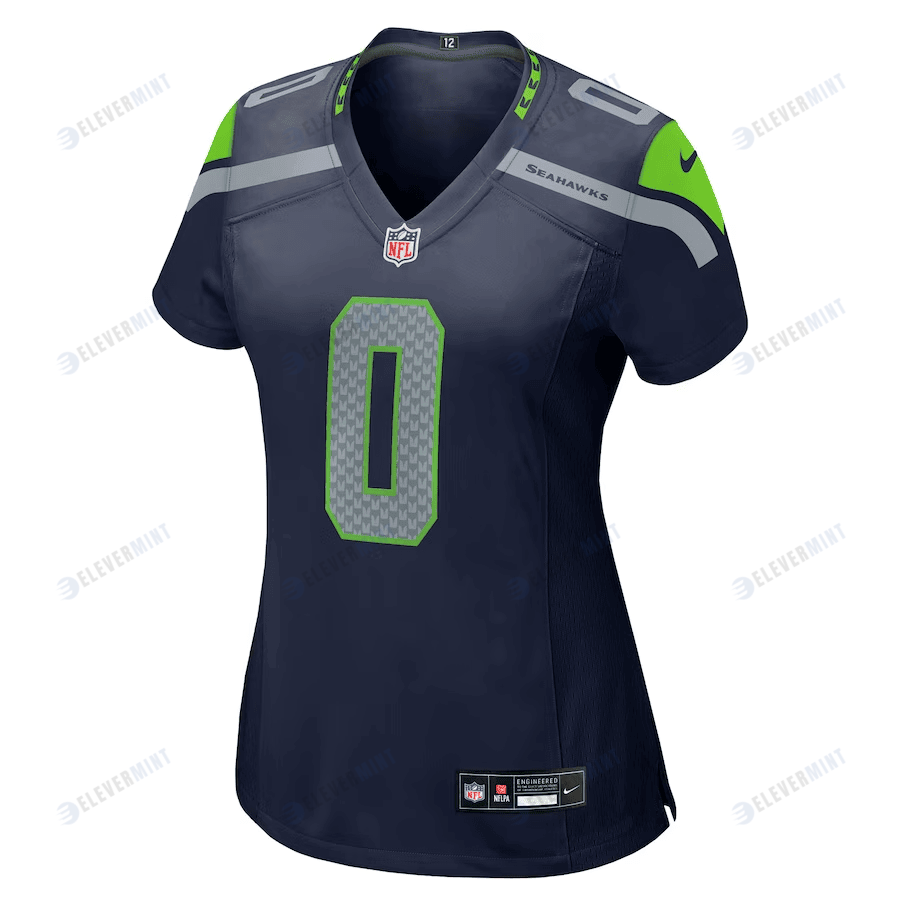 Devin Bush 0 Seattle Seahawks Women's Game Jersey - College Navy
