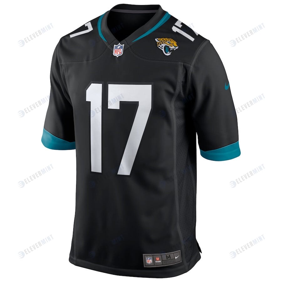 D.J. Chark 17 Jacksonville Jaguars Men's Game Jersey - Black