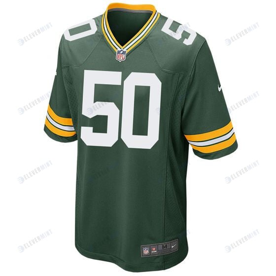 Zach Tom 50 Green Bay Packers Men Home Game Jersey - Green