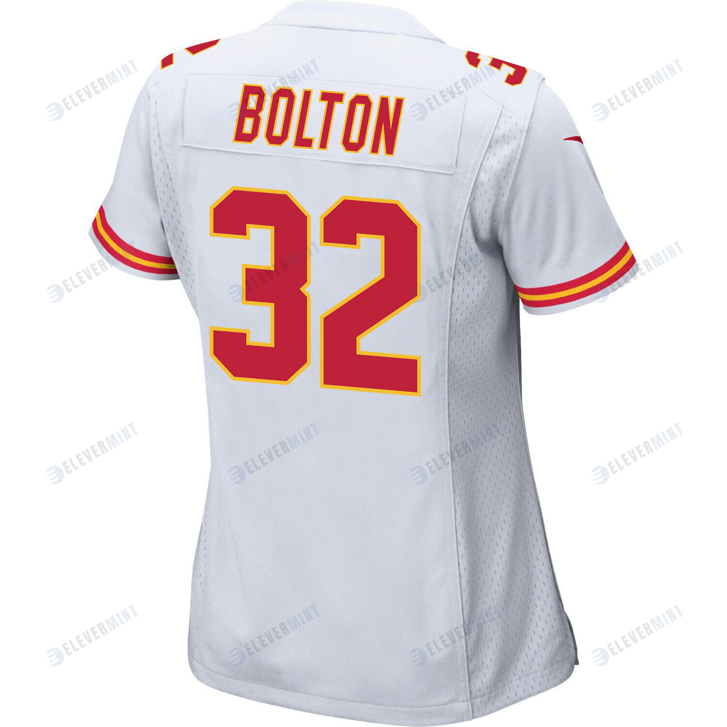 Nick Bolton 32 Kansas City Chiefs Super Bowl LVII Champions 3 Stars Women Game Jersey - White
