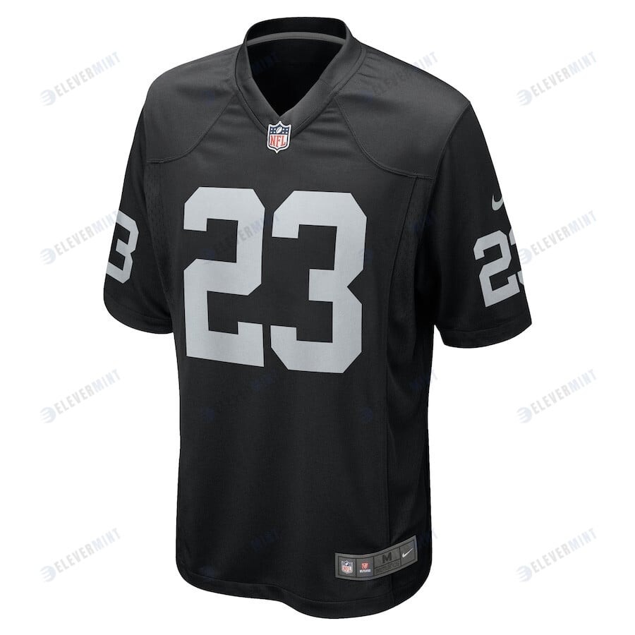 David Long Jr. 23 Las Vegas Raiders Men Team Game Jersey - Black