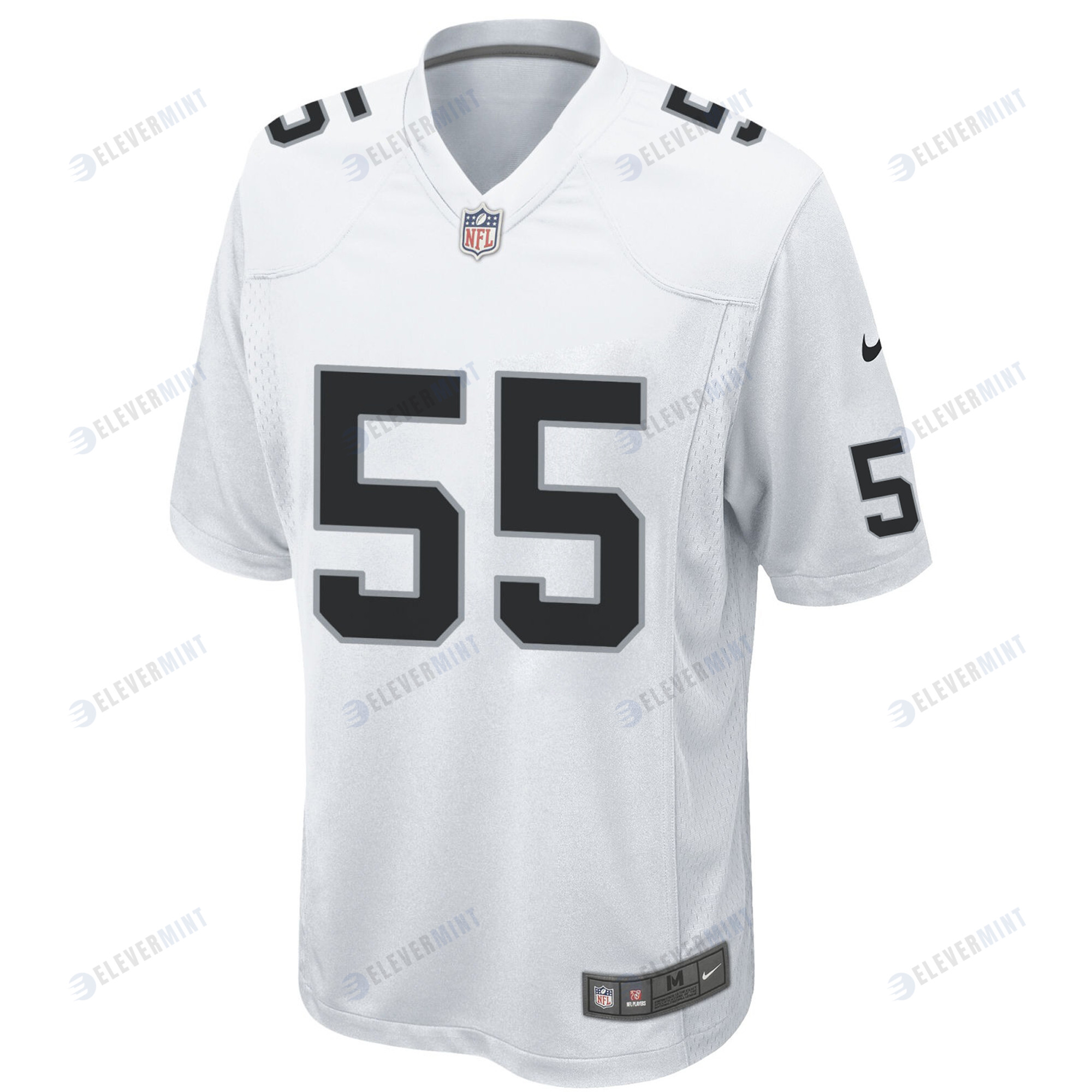 Las Vegas Raiders Chandler Jones 55 Game Jersey - White Jersey