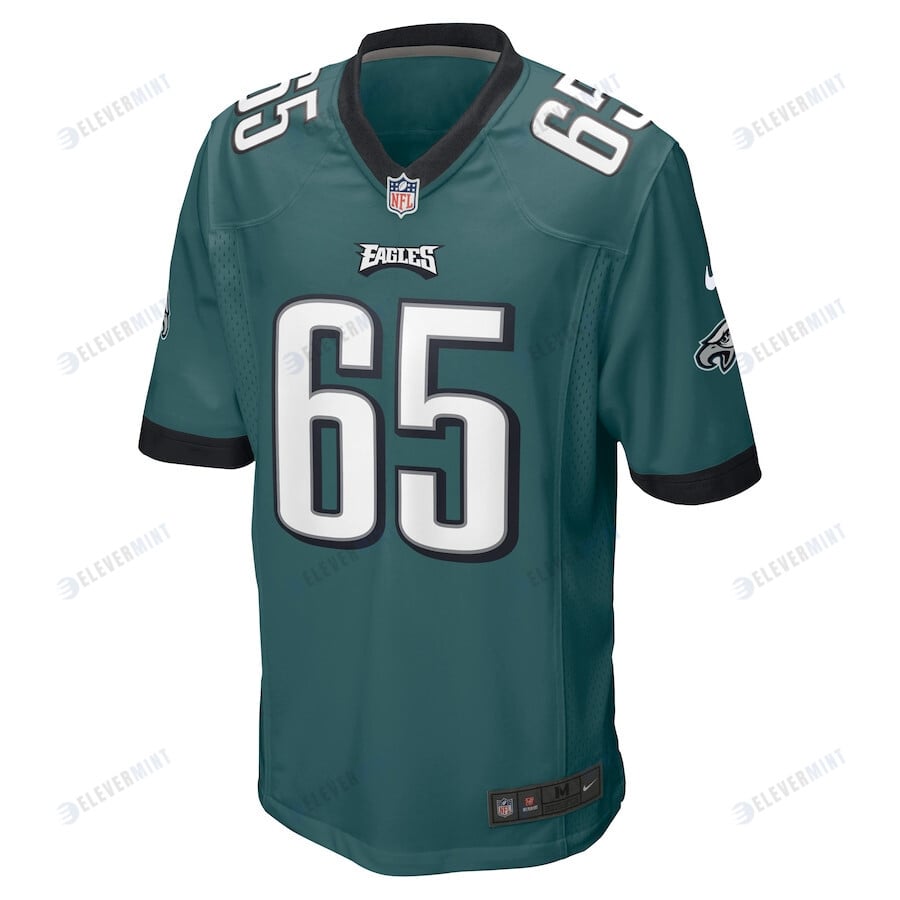 Lane Johnson 65 Philadelphia Eagles Game Jersey - Midnight Green