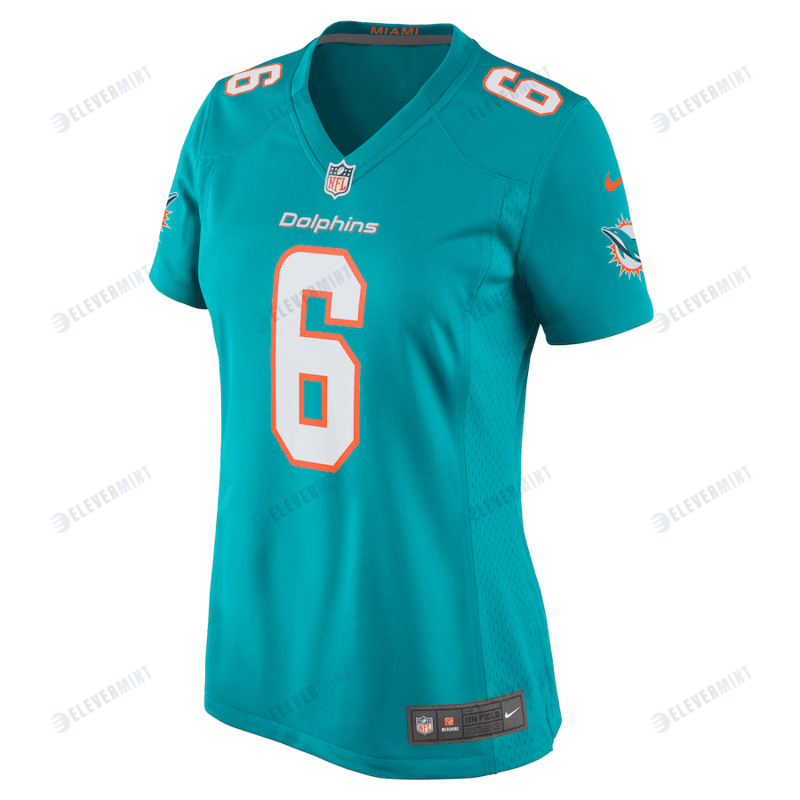 Skylar Thompson 6 Miami Dolphins Women Team Game Jersey - Aqua