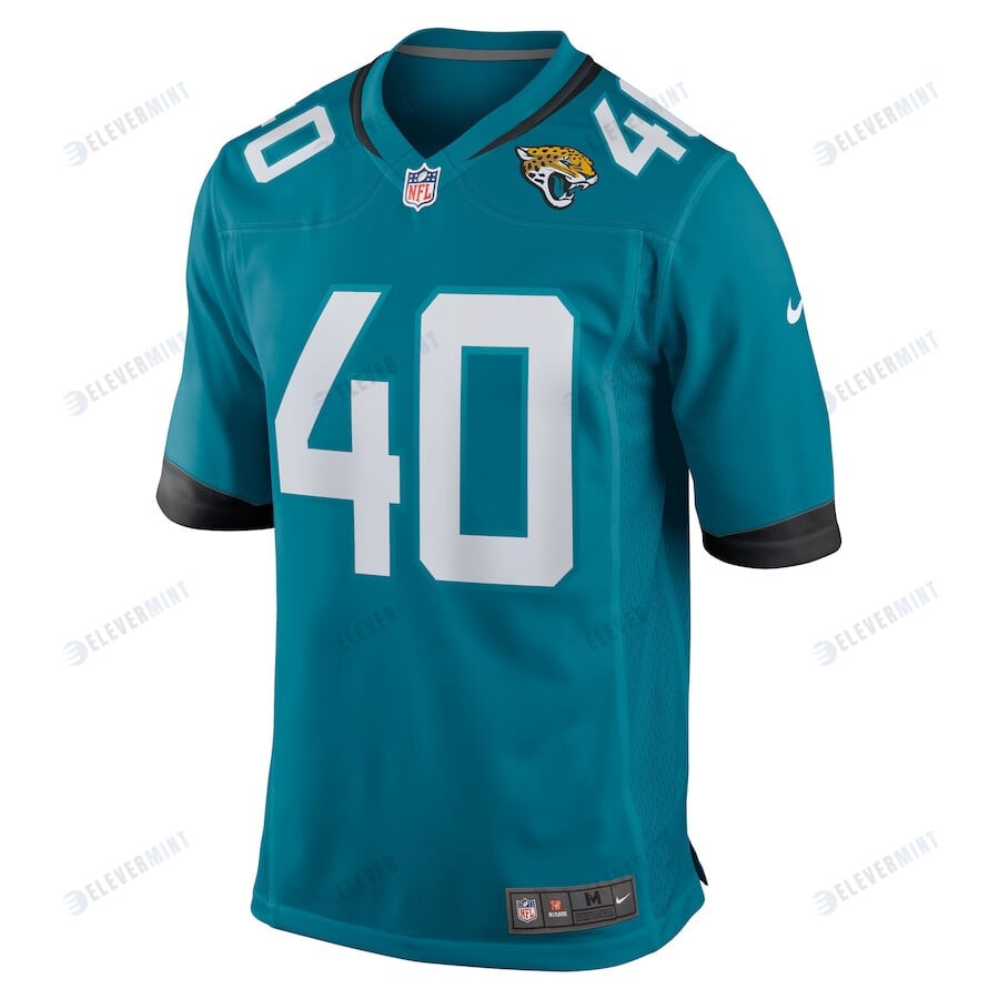 Erick Hallett 40 Jacksonville Jaguars Men Game Jersey - Teal