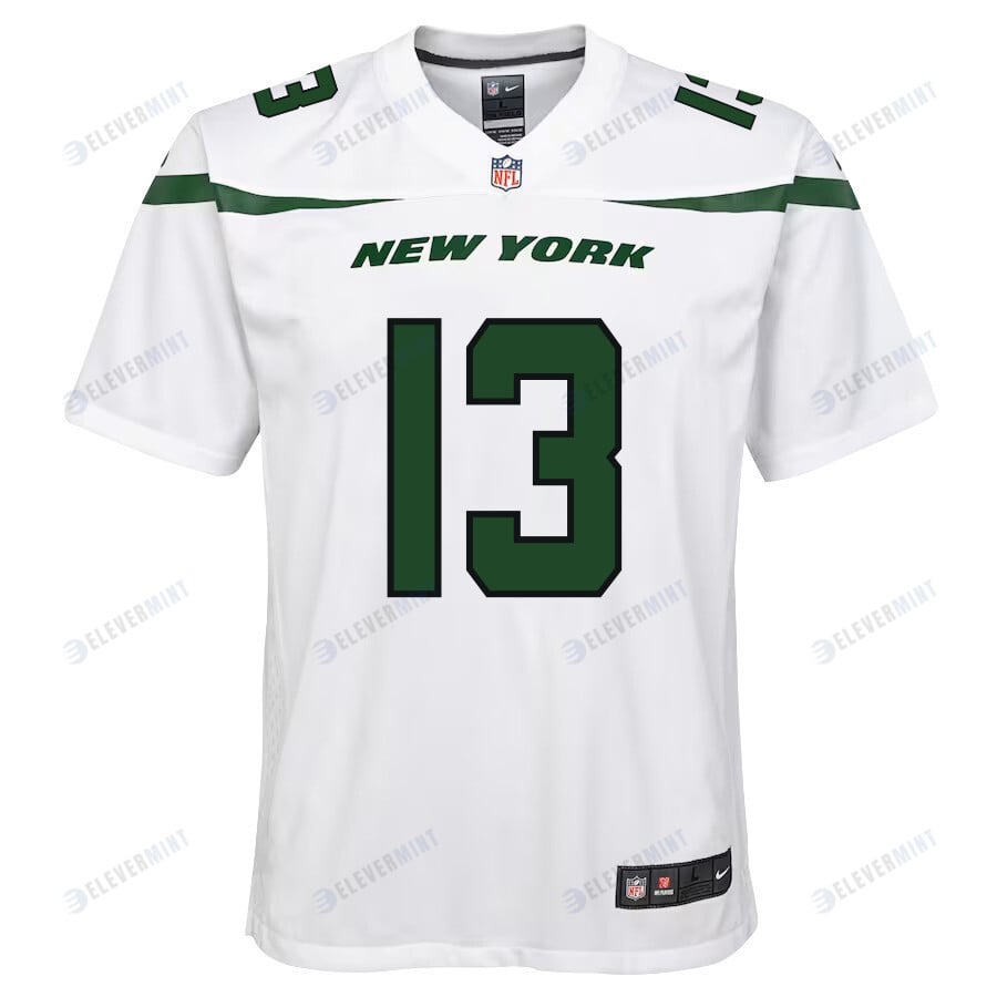 Allen Lazard 13 New York Jets Youth Game Jersey - White