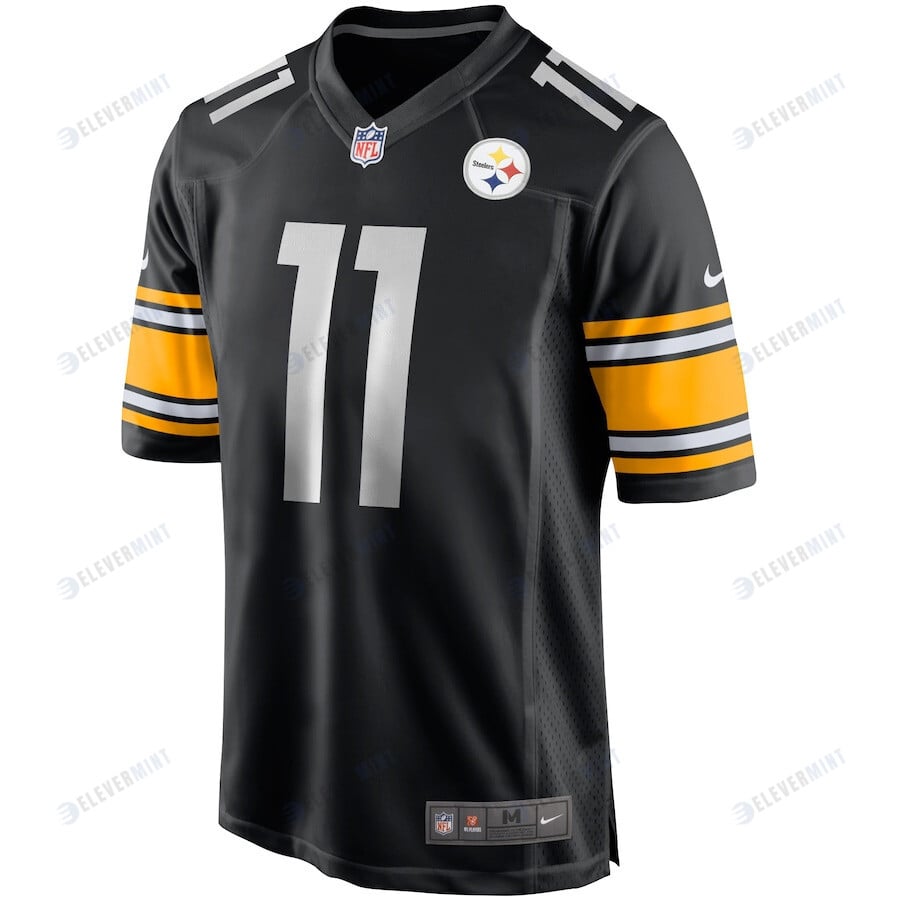 Chase Claypool 11 Pittsburgh Steelers Men's Game Player Jersey - Black