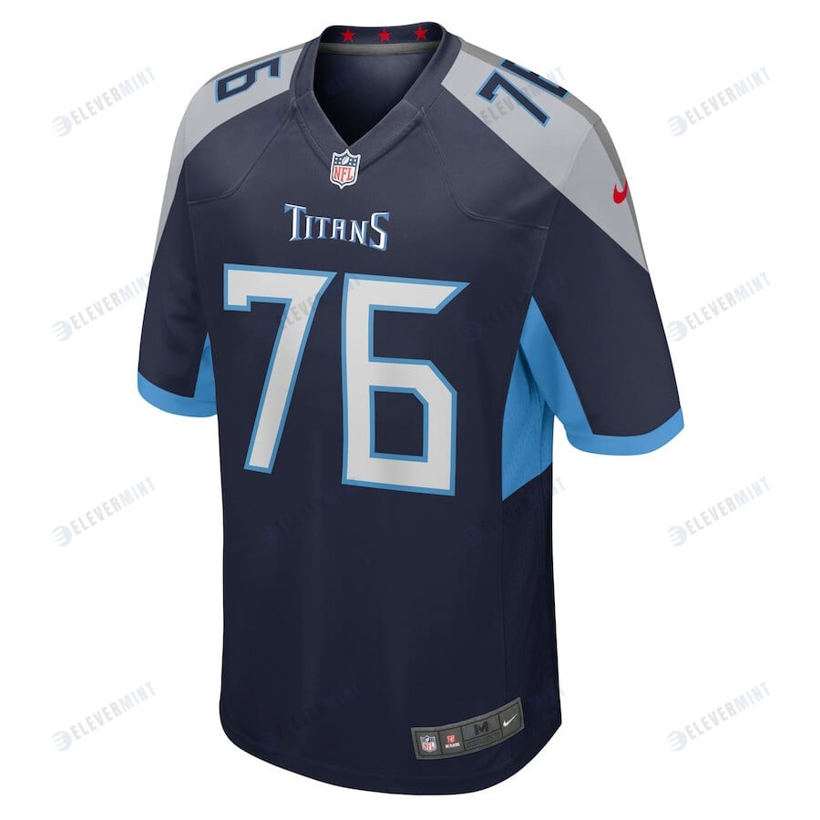Andrew Rupcich Tennessee Titans Game Player Jersey - Navy