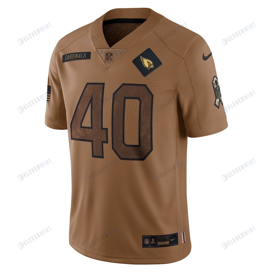 Pat Tillman 40 Arizona Cardinals 2023 Salute To Service Limited Jersey - Brown