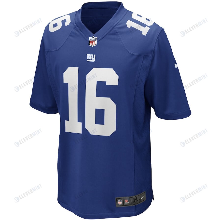 Frank Gifford 16 New York Giants Men Game Retired Jersey - Royal