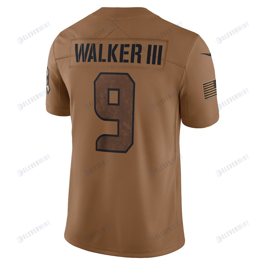 Kenneth Walker III Seattle Seahawks 2023 Salute To Service Limited Jersey - Brown