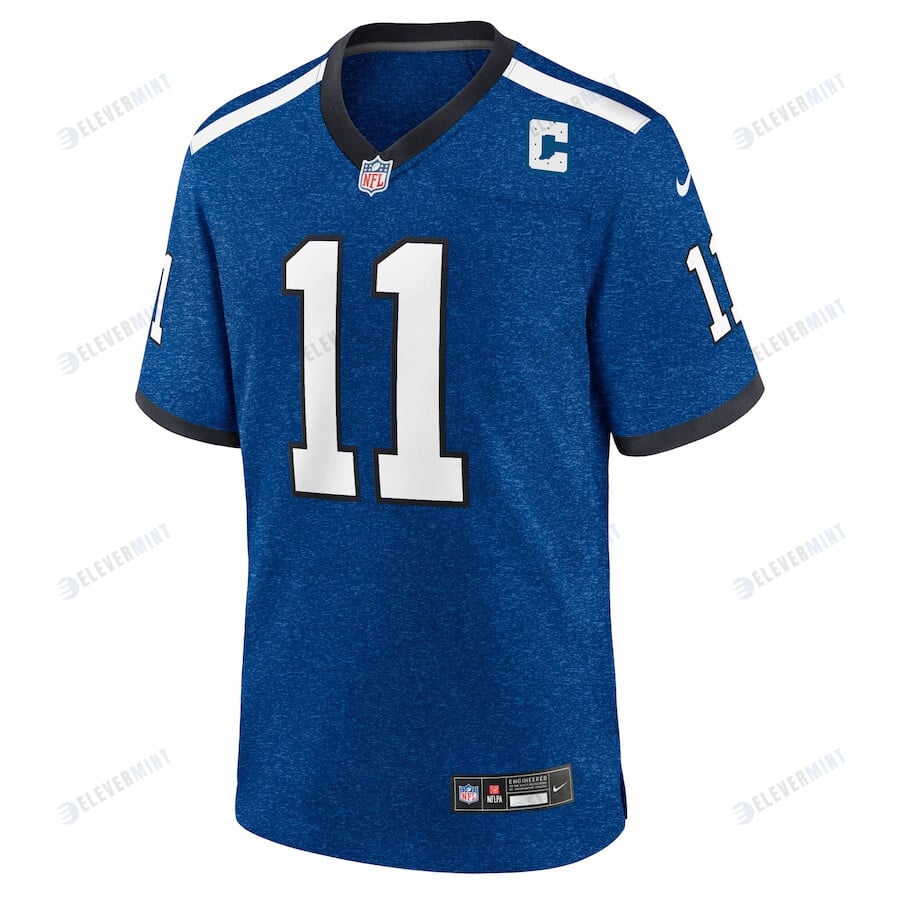 Michael Pittman Jr. 11 Indianapolis Colts Indiana Nights Alternate Game Men Jersey - Royal