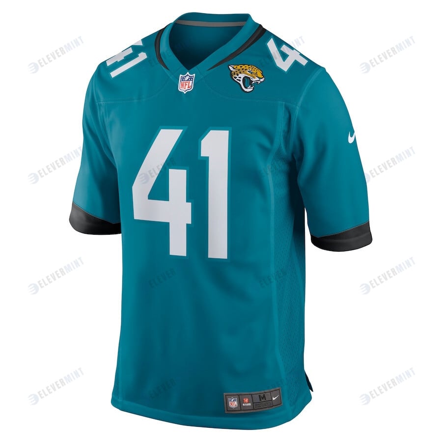 Josh Allen 41 Jacksonville Jaguars Men's Game Jersey - Teal