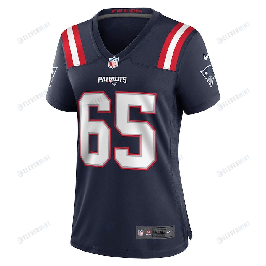 James Ferentz 65 New England Patriots Women Game Jersey - Navy