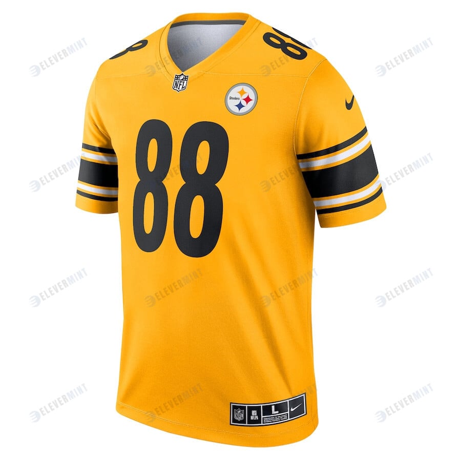 Pat Freiermuth 88 Pittsburgh Steelers Inverted Legend Jersey - Gold