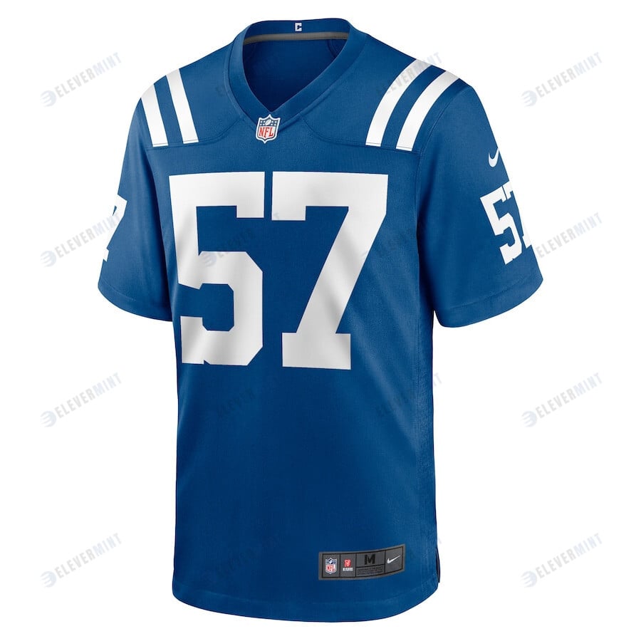 JoJo Domann 57 Indianapolis Colts Men Game Jersey - Royal