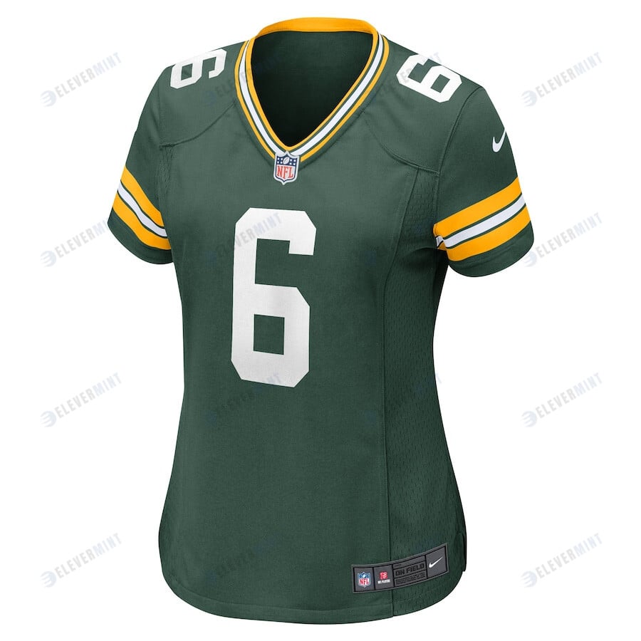 Dallin Leavitt 6 Green Bay Packers Women's Game Player Jersey - Green