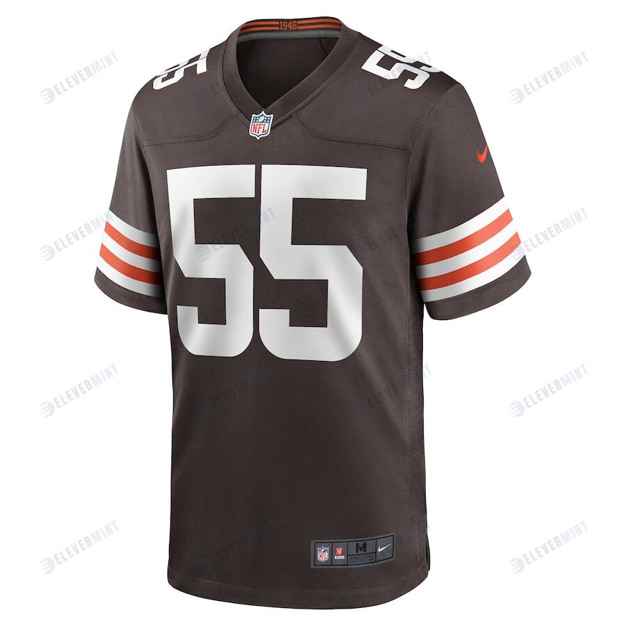 Ethan Pocic 55 Cleveland Browns Men's Game Jersey - Brown