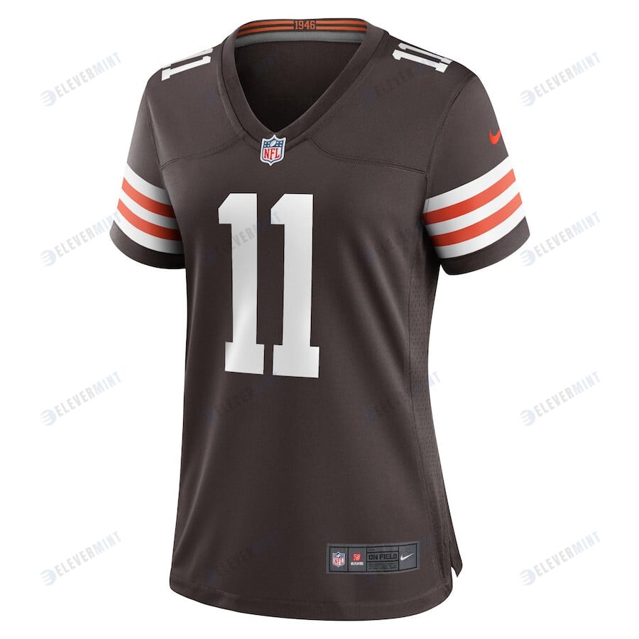 Donovan Peoples-Jones 11 Cleveland Browns Women's Game Player Jersey - Brown