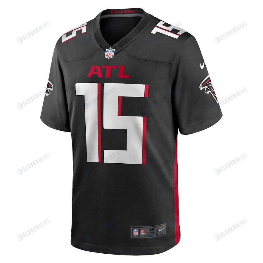 Feleipe Franks 15 Atlanta Falcons Men's Game Jersey - Black