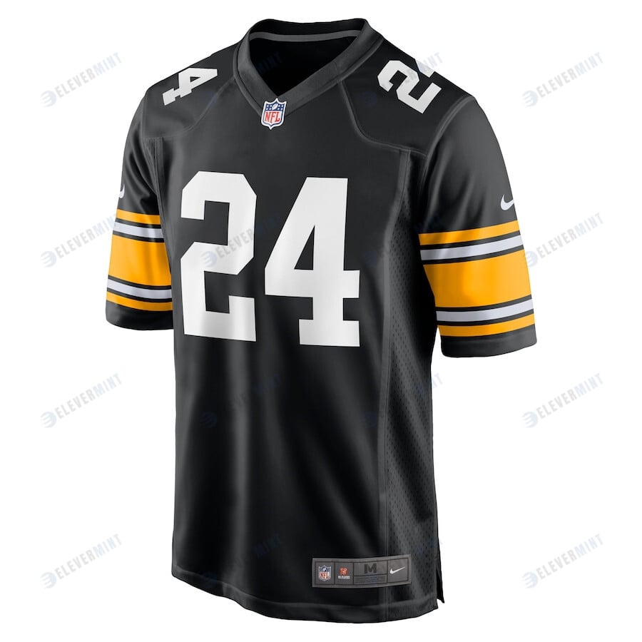 Joey Porter Jr. 24 Pittsburgh Steelers Men's Alternate Game Jersey - Black