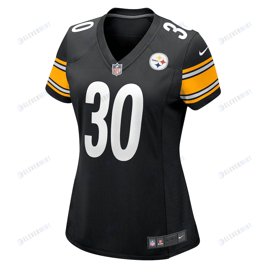 Jaylen Warren Pittsburgh Steelers Women's Game Player Jersey - Black