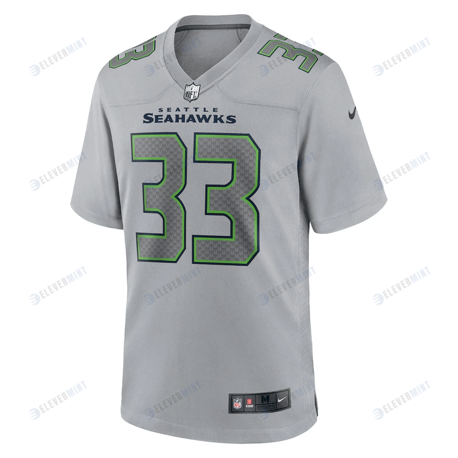 Jamal Adams 33 Seattle Seahawks Men Atmosphere Fashion Game Jersey - Gray