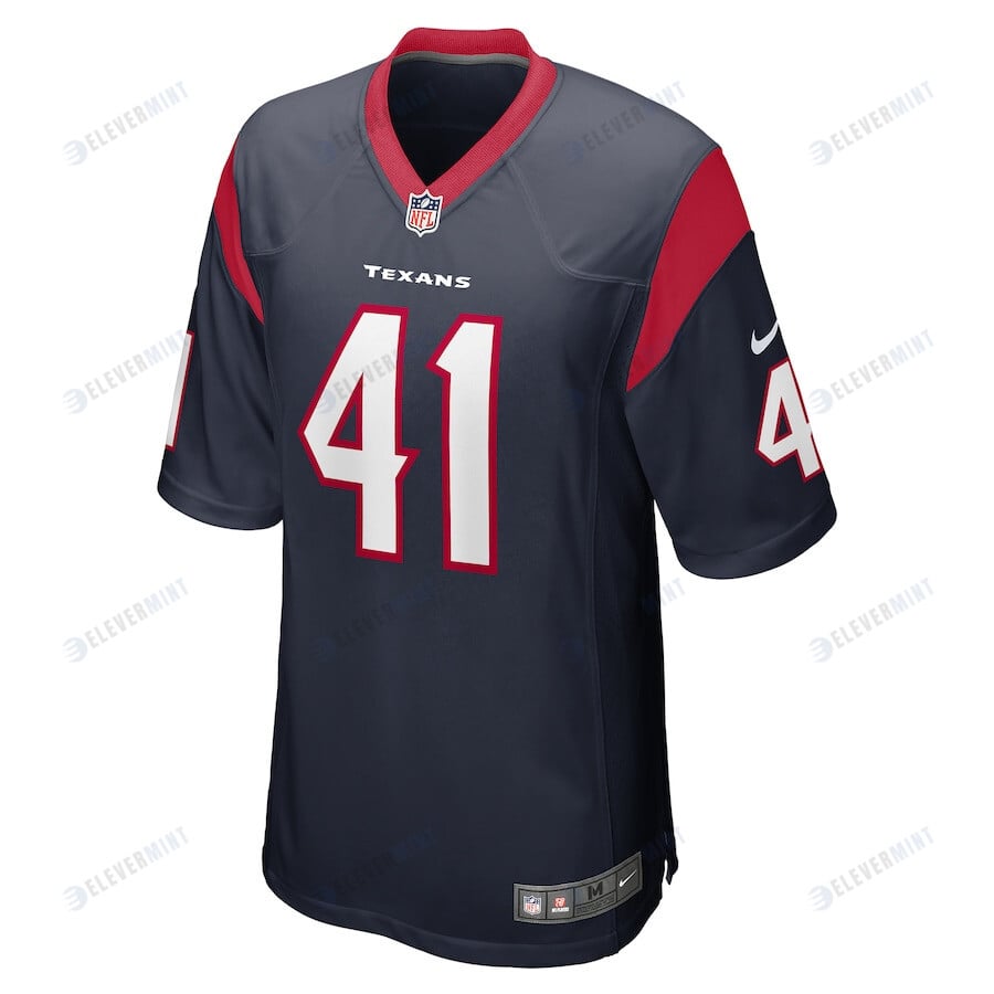 Jesse Matthews 41 Houston Texans Men Team Game Jersey - Navy