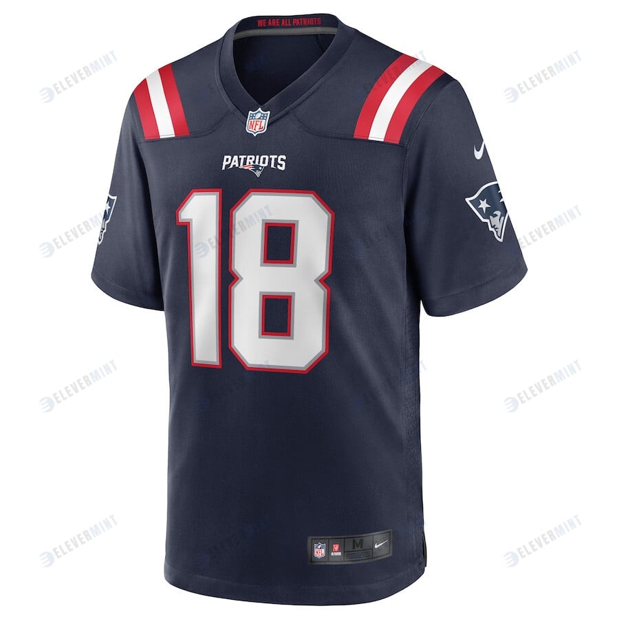 Matthew Slater 18 New England Patriots Men Game Jersey - Navy