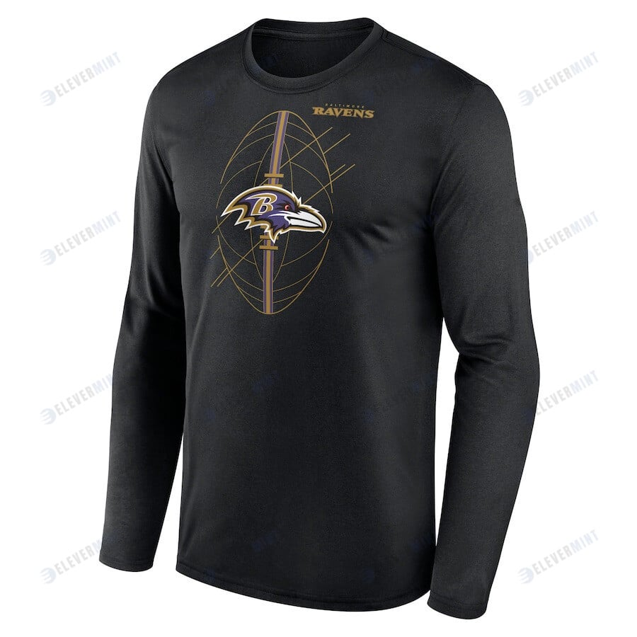 Baltimore Ravens Legend Icon Long Sleeve T-Shirt - Black