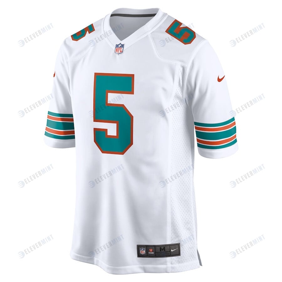 Jalen Ramsey 5 Miami Dolphins Men Alternate Game Jersey - White