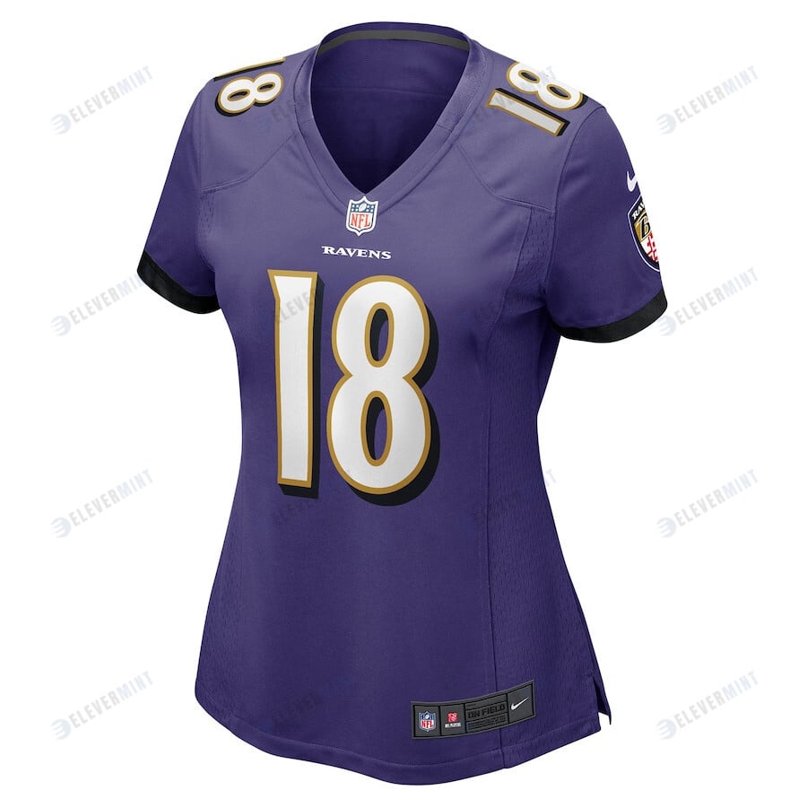 Kyle Fuller Baltimore Ravens Women's Player Game Jersey - Purple