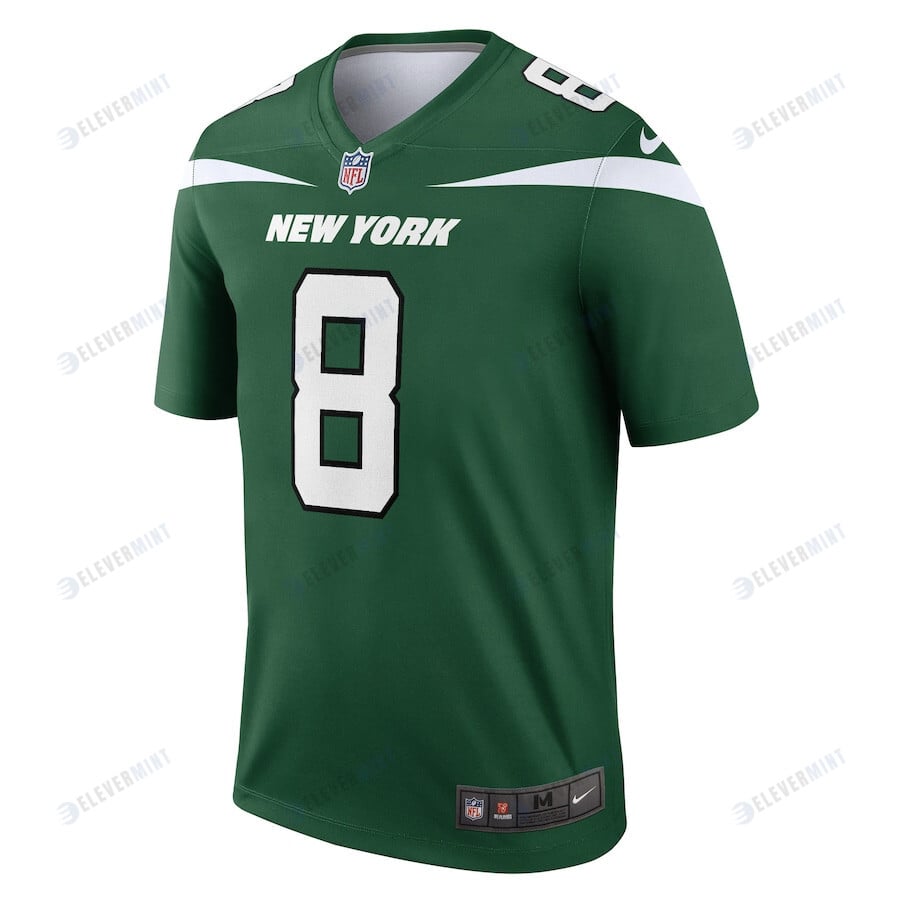 Aaron Rodgers 8 New York Jets Men Legend Jersey - Gotham Green