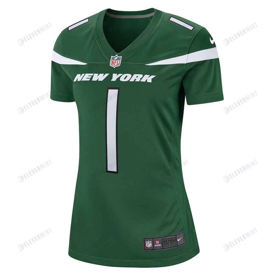 Ahmad Sauce Gardner 1 New York Jets Women's 2022 Draft First Round Pick Game Jersey In Gotham Green