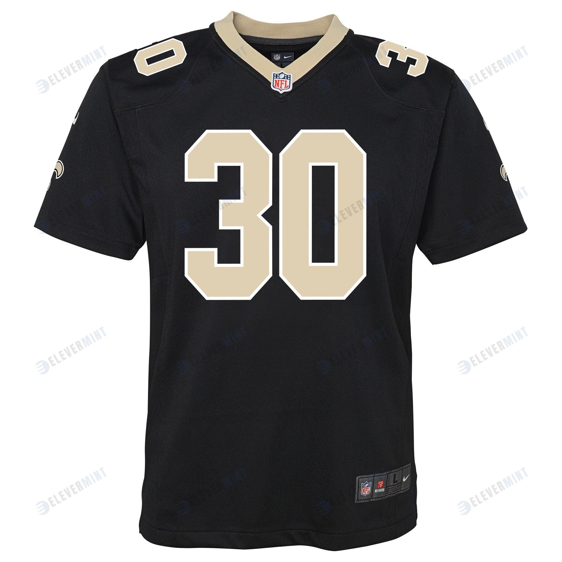 Jamaal Williams 30 New Orleans Saints Youth Game Jersey - Black