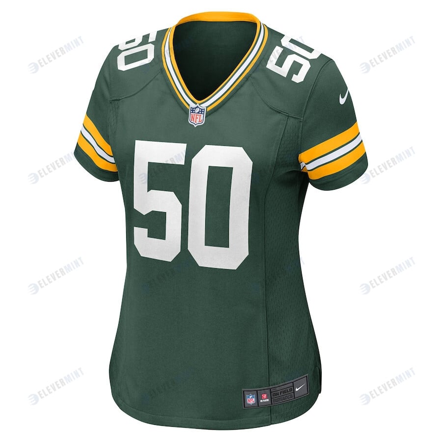 Zach Tom Green Bay Packers Women's Player Game Jersey - Green