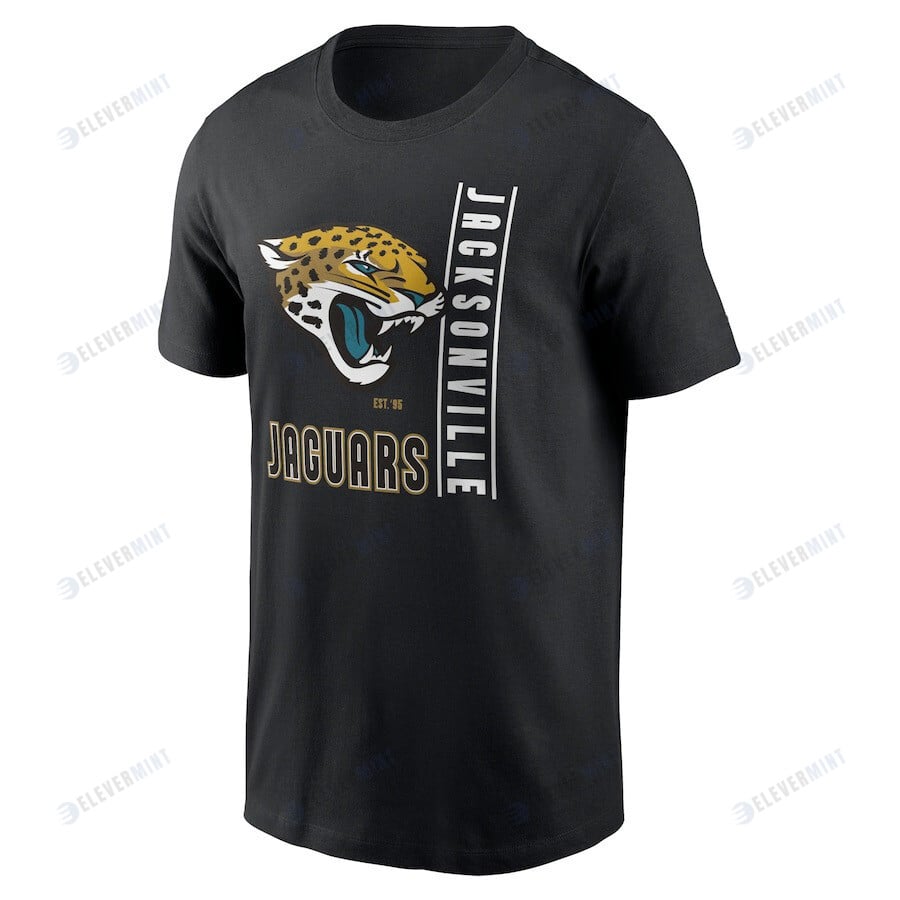 Jacksonville Jaguars Lockup Essential T-Shirt - Black