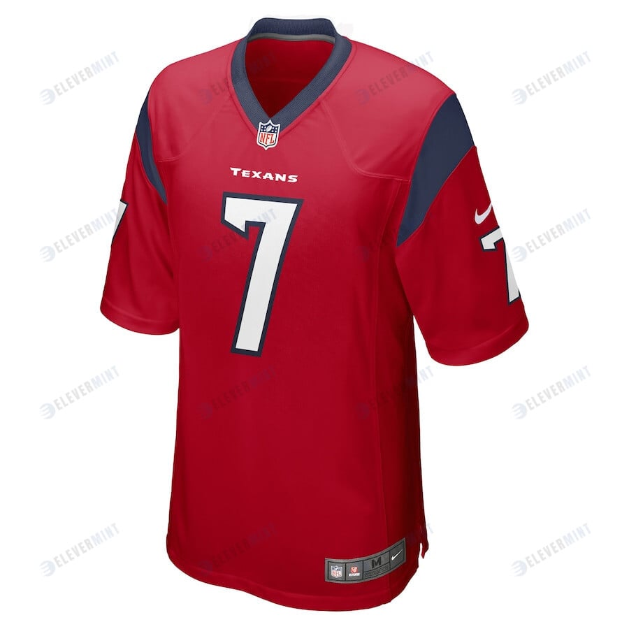 CJ Stroud 7 Houston Texans 2023 Draft First Round Pick Alternate Game Men Jersey - Red